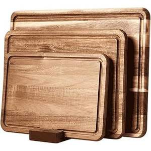 Planche à découper en bois de qualité supérieure, faite à la main, pour la préparation des aliments en cuisine, surface en bois naturel pour couper les légumes - Product Image 1
