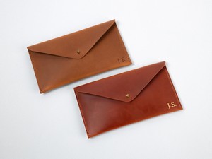 Low Profile Leather Wallet Discrete Long Envelope Money Pouch Clutch Purse Elegant Coin Pocket Minimal Card <b>Holder</b> for Cash - Product Image 4
