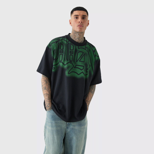 Camiseta de Hombre Oversize con Estampado 3D, Algodón Premium, Corte Holgado, Impresión Gráfica Personalizada, Manga Corta, Estilo Urbano Casual, Cómoda - Product Image 3