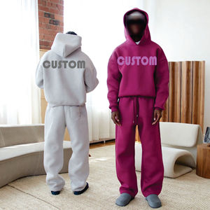 Custom HIGH <b>500</b> <b>GSM</b> Heavyweight Fleece Winter Set UNISEX Fleece <b>Hoodie</b> Regular Fit Streetwear - Product Image 6