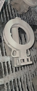 Cuerpo de válvula de mariposa de acero inoxidable, fundición de precisión industrial, componente de fundición por inyección de metal, accesorio para tuberías de fluidos - Product Image 3