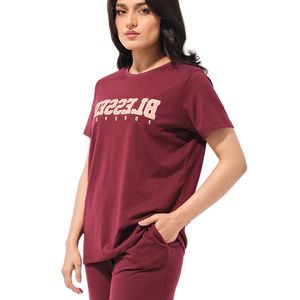 ชุดเสื้อยืดและกางเกงโยคะสำหรับผู้หญิง ผ้าเนื้อยืดระบายอากาศได้ดี สวมใส่สบาย เหมาะสำหรับออกกำลังกาย ชุดกีฬาทันสมัย - Product Image 6