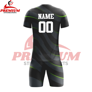 Maillot de football personnalisé de haute qualité 100% polyester, imprimé par sublimation, uniforme de football à séchage rapide, kit d'équipe, vêtements de sport pour le football - Product Image 2