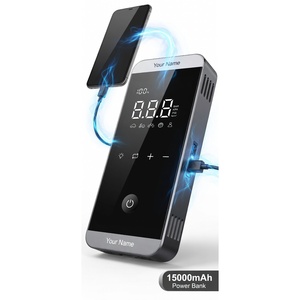 DENV-15000 Cordless Portable Tire Inflator 15000mAh Air Compressor 45W Fast Charging Car <b>Pump</b> Pneumatic Parts Wholesale B2B OEM - Product Image 2