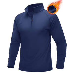 Sudadera de hombre con cremallera 1/4, forro polar suave, tejido de 320GSM, talla personalizada, para todas las estaciones, suministro de fábrica, MOQ bajo, envío a todo el mundo, OEM - Product Image 5