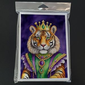 Tiger The King of Mardi Gras การ์ดอวยพรขนาด5x7 A7แปลกๆ8ใบพร้อมซอง - Product Image 3