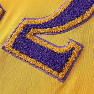 T-shirt Ringer en Chenille Omega pour Homme, Vêtement Personnalisé de Fraternité Greek Life, Écologique, Anti-UV, 100% Coton Respirant, Manches Courtes - Product Image 5