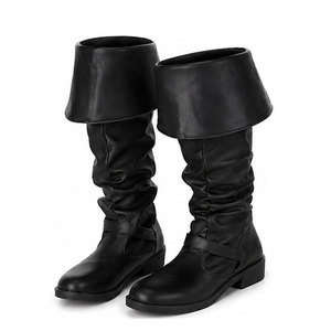 Bottes médiévales en cuir de qualité supérieure, durables, confortables, design d'inspiration traditionnelle, toucher doux, écologiques, légères - Product Image 1