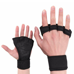 ถุงมือออกกำลังกายแบบเต็มฝ่ามือ ป้องกันข้อมือ สำหรับยกน้ำหนัก เพาเวอร์ลิฟติ้ง ฟิตเนส ใช้ในยิม ขายส่ง สำหรับทุกเพศ - Product Image 1