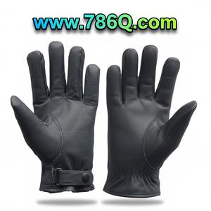 Soft Winter Men Leather Gloves Outdoor Fashion Men's Warm Leather Driving Leather Gloves From Pakistan - Product Image 1