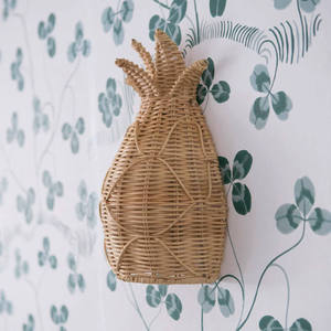 Décoration en rotin ananas faite à la main, meilleur prix, matériau écologique pour la chambre d'enfant, article de décoration intérieure pour enfants. - Product Image 4