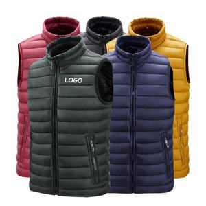 Nuevo Diseño de Moda de Invierno, Chaleco Acolchado Personalizado con Logotipo, Chaleco de Invierno con Cuello Alto para Hombre, Chaquetas Sin Mangas - Product Image 6