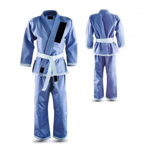 Premium Karate Gi Outfit Designed for Comfort, Flexibility, and Performance with Adjustable Red Waist Belt - Product Image 4