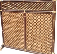 Ensemble de diviseur de salle à manger pliable traditionnel de luxe fait à la main qualité en bambou pour la maison salon hôtel ferme cuisine