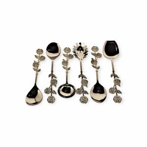 Juego de Cucharas para Servir Lustro Serve Collection Opal Grace, Cucharas de Lujo con Diseño de Concha, Juego de Regalo Regal Pearl, Cucharas Divine Lustre para Fiestas - Product Image 6