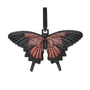 Pendentif lettre F dorée avec motif marlin, plaqué or massif, breloque de luxe, bijou unisexe pour usage quotidien - Product Image 1