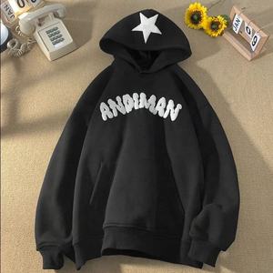 High Quality Men Oversized Pullover Cotton Unisex Heavweight Hoody Wholesale Customizable 3D Puff Printing logo Hoodies for Men - Product Image 5
