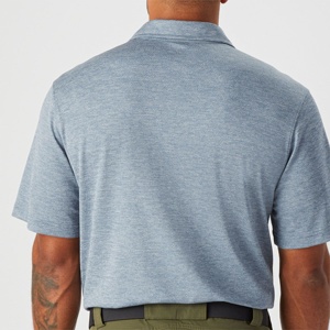 Polo homme de haute qualité en gros, 100 % coton, uni, à manches courtes, coupe ajustée, pour garçons, idéal pour la gym et le fitness - Product Image 6