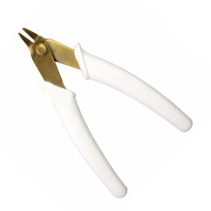 Stainless Steel <b>Hair</b> <b>Extension</b> Cutting Plier Professional <b>Hair</b> <b>Extension</b> Removal Tool Gold and <b>White</b> Ergonomic Grip Durable - Product Image 6
