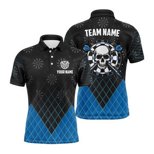 Cheap Custom Men Polo Shirt Men Work Shirt Sublimated <b>Dart</b> Jerseys <b>Dart</b> Uniforms Sublimated <b>Dart</b> Jerseys - Product Image 3