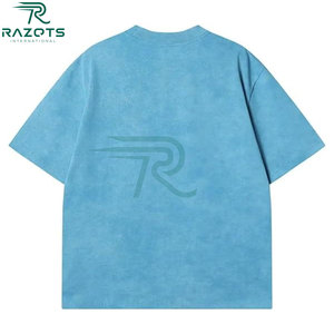 T-shirts décontractés amples unisexes en polyester 100% peigné de haute qualité, respirants et écologiques, modèle International RT-041 - Product Image 3