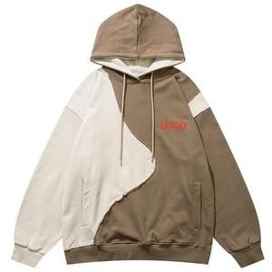 Sweat-shirt à capuche surdimensionné pour femme, col roulé, en molleton doux et épais en coton de haute qualité, personnalisable en gros - Product Image 1