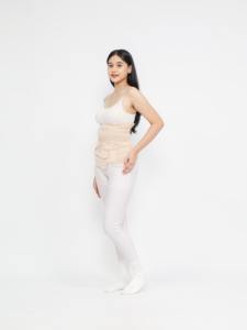 Corset de récupération post-partum supérieur à quatre attaches, lavable, respirant, en polyester et éponge, pour une meilleure posture et une silhouette améliorée - Product Image 2