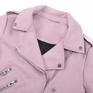 Chaqueta de Cuero PU Negra Vintage para Mujer, Abrigo de Invierno de Alta Calidad con Lona, Estilo Otoñal, Corte Holgado y Cálido - Product Image 2