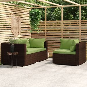 Set Lounge da Giardino Marrone e Verde - Product Image 1
