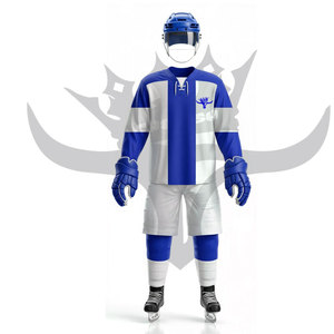 Ensembles d'uniformes de hockey sur glace 100% polyester, vêtements de sport, maillot d'équipe, uniformes de hockey sur glace de qualité supérieure - Product Image 2