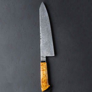 Cuchillo de chef de acero de Damasco, cuchillo de cocina profesional, herramienta de cocina duradera, mango ergonómico para cortar verduras, carne, pescado, para el hogar - Product Image 6