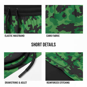 Pantalones Cortos Deportivos para Hombre, de Secado Rápido, para Correr, Gimnasio, con Bolsillos, 2 en 1, para Correr, Gimnasio, Yoga, Deportes al Aire Libre - Product Image 6