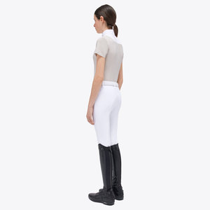 High Quality 4way Stretch Horse Riding Equestrian Shirt Top <b>Base</b> <b>Layer</b> Competition Show Shirt Polo in Soft Feel Technical Fabric - Product Image 5