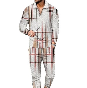 Conjunto Deportivo con Cuello Camisero, Estampado, Transpirable, Ropa Deportiva de Verano, Chaquetas con Cierre de Cremallera, Sublimación, Impresión Digital - Product Image 6