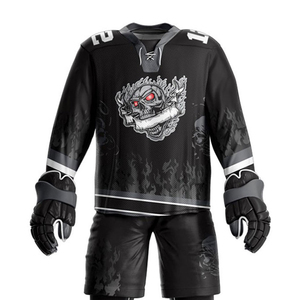 Dernier modèle de maillot de hockey sur glace personnalisé pour homme, taille adulte, 100% polyester, maillot de hockey sur glace sublimé personnalisé pas cher pour équipe - Product Image 4