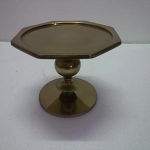 Soporte de latón antiguo para platos de repostería y dulces, accesorios de cocina, plato con borde punteado, soporte para bandeja de galletas para bodas y fiestas - Product Image 5