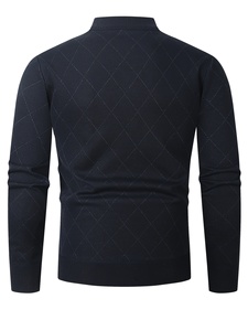 Suéter de Punto Personalizado con Logotipo para Hombre, Jersey Cálido de Invierno, Tejido Suave, Manga Larga, Diseño Casual, Cómodo y Elegante para Oficina - Product Image 2