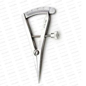 Calibrador Oftálmico Castroviejo de 3 1/2 Pulgadas de Largo, 0-15 mm / 0-20 mm – Herramienta de Medición Reutilizable para Oftalmología y Rinoplastia de Vaslcare - Product Image 3