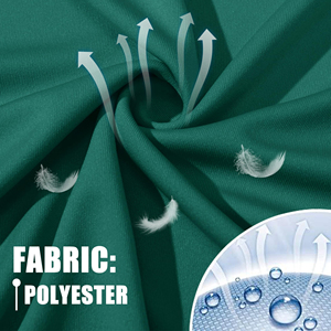 UPF 50+ UV Protection Eco-Friendly Quick Dry Polyester/Cotton Men's Long Sleeve Lightweight Fishing Hiking Sun Shirt - Product Image 6