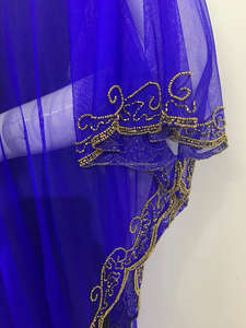 Poncho Boho Glam hecho a mano con cuentas de talla grande para días de playa y noches elegantes para nadar, ropa de vacaciones lista para enviar, ropa de mujer - Product Image 3