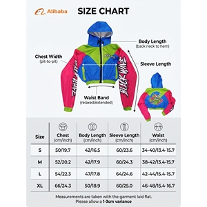 Chaqueta Corta Cortavientos para Mujer, de Poliéster, con Capucha, Diseño Color Block, Estilo Urbano, para Festivales, con Etiqueta OEM Personalizada, Cuello Alto, Tallas XS XXS - Product Image 6