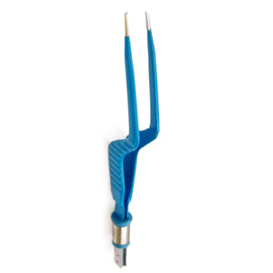 Pince bipolaire à baïonnette en acier inoxydable, instrument médical, pince de coagulation bipolaire angulaire pour interventions chirurgicales de précision - Product Image 6