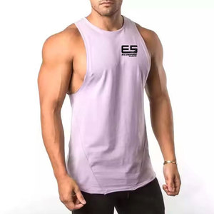 Custom Logo Solid Color Durable Material <b>Men</b> <b>Singlets</b> Breathable Factory Direct Sales <b>Men</b> <b>Singlets</b> - Product Image 1
