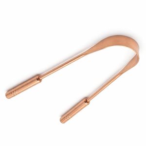 ที่ขูดลิ้นทองแดงแท้ ฆ่าเชื้อแบคทีเรีย ขจัดคราบ ลดกลิ่นปาก ผลิตภัณฑ์จากผู้ผลิตในอินเดีย - Product Image 6