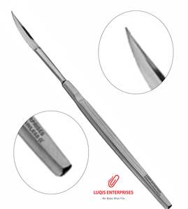 มีดผ่าตัดสองคมยี่ห้อโจเซฟ ขนาด 15 ซม. ปลายโค้งคม มีดผ่าตัดหู คอ จมูก ทำจากเหล็กกล้าไร้สนิม ใช้ซ้ำได้ ฆ่าเชื้อได้ด้วยหม้อนึ่งความดัน - Product Image 4