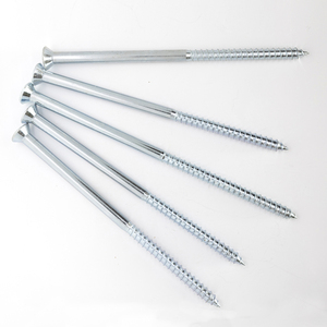 Tornillo para Madera PDC de Acero al Carbono, Cabeza Avellanada, Rosca Parcial, Acabado Óxido Negro, Métrico/Pulgada, Clase 4, Alta Resistencia - Product Image 3