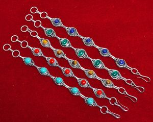 Pulsera de cristal surtida, pulsera de cadena de piedras preciosas hecha a mano para mujer, joyería de moda, venta al por mayor. - Product Image 4