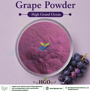 Suministro Directo de Fábrica HGO de Polvo de Uva Natural Puro (Grado Alimenticio), Polvo de Fruta Secado por Aspersión o Liofilizado - Product Image 1