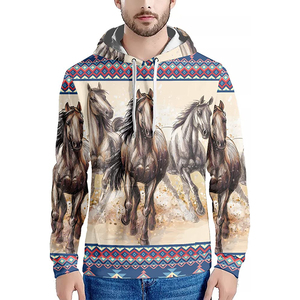 Sweat à capuche zippé oversize en molleton épais pour homme, personnalisable avec logo imprimé par décharge, style streetwear vintage avec poches - Product Image 6
