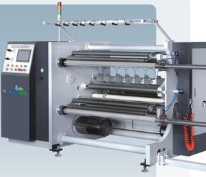 Rebobinadora Cortadora LTM D-M2 de Alta Velocidad para Conversión de Bobina a Bobina de Aluminio, con Soporte de Impresión PLC HMI - Product Image 1